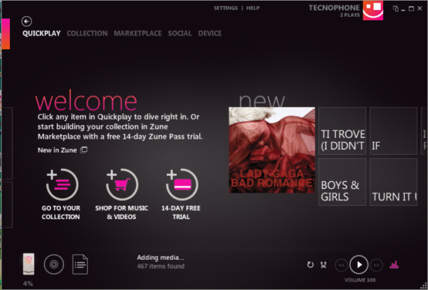 Tecnophone.it Guida - Come utilizzare ZUNE software e ZUNE HD in ...